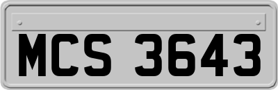 MCS3643