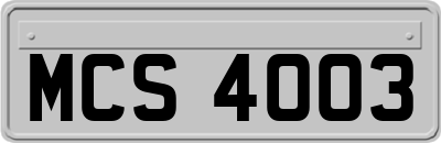 MCS4003