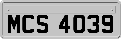 MCS4039