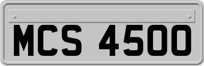 MCS4500