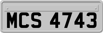 MCS4743