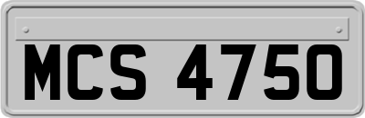 MCS4750