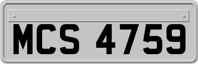 MCS4759
