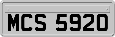 MCS5920