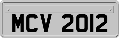 MCV2012