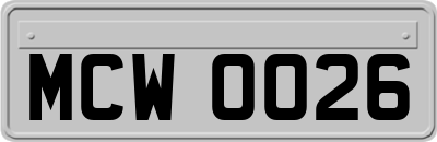 MCW0026