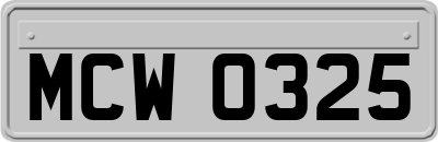 MCW0325