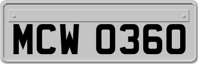 MCW0360