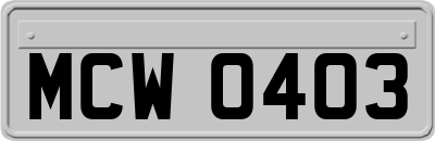 MCW0403