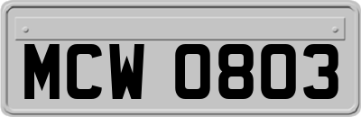MCW0803