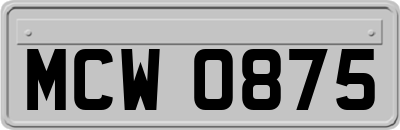 MCW0875