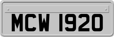 MCW1920
