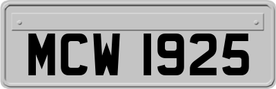 MCW1925