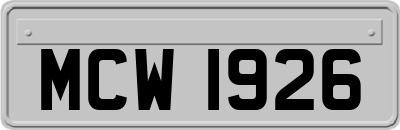 MCW1926
