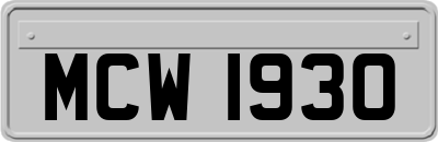 MCW1930