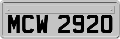 MCW2920