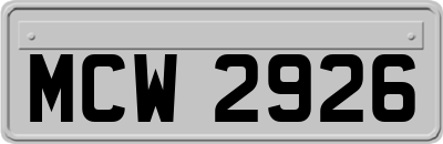 MCW2926