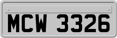 MCW3326