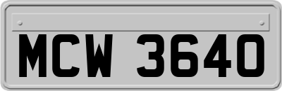 MCW3640