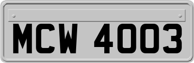 MCW4003
