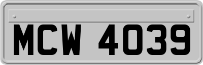 MCW4039