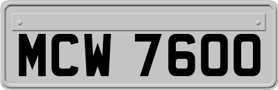 MCW7600