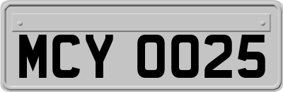 MCY0025