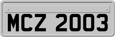 MCZ2003