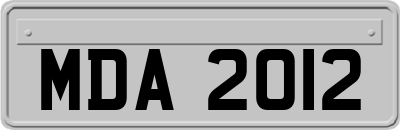 MDA2012