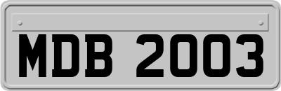MDB2003