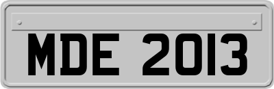 MDE2013