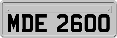 MDE2600