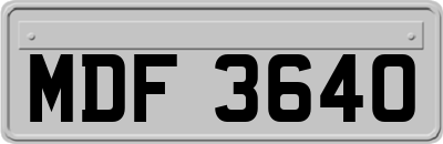 MDF3640