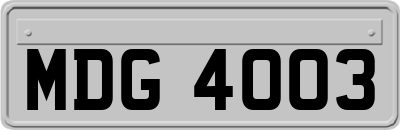 MDG4003