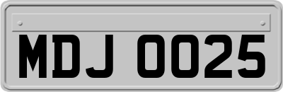 MDJ0025