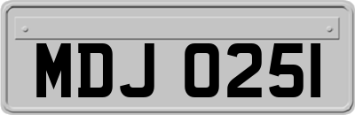 MDJ0251