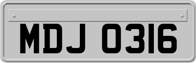 MDJ0316