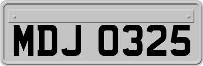 MDJ0325