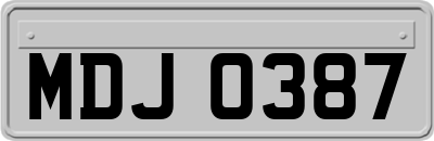 MDJ0387