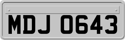 MDJ0643