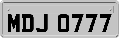 MDJ0777