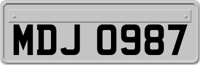 MDJ0987