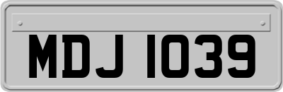 MDJ1039