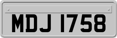 MDJ1758