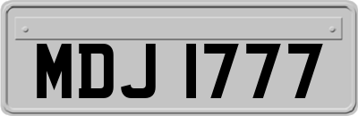 MDJ1777