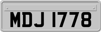 MDJ1778
