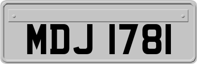 MDJ1781