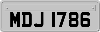 MDJ1786