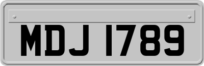 MDJ1789