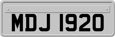 MDJ1920